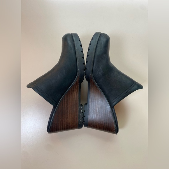 Sorel Shoes - Sorel | Size 6.5 After Hours Black Wedge Leather Mule